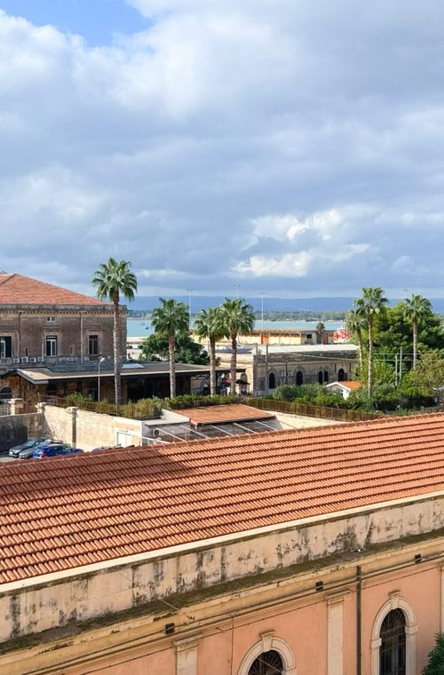 Vista dal balcone